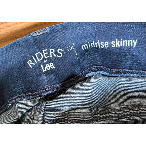 Lee by Riders MidRise Skinny Jeggings 16M - Picture 3 of 5